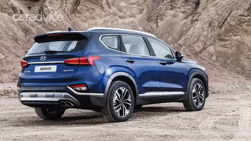 hyundai santafe 2019 ra mat voi noi that hoan toan moi