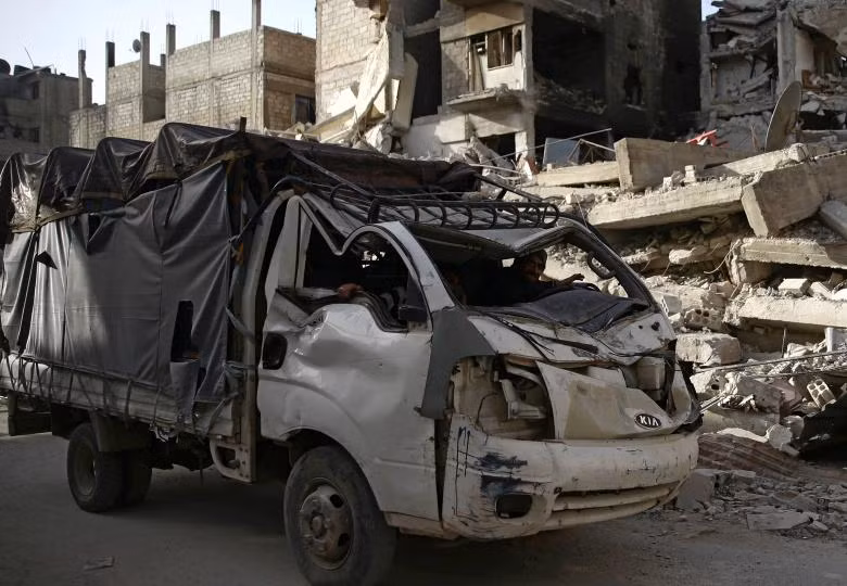 song trong so hai o dong ghouta syria