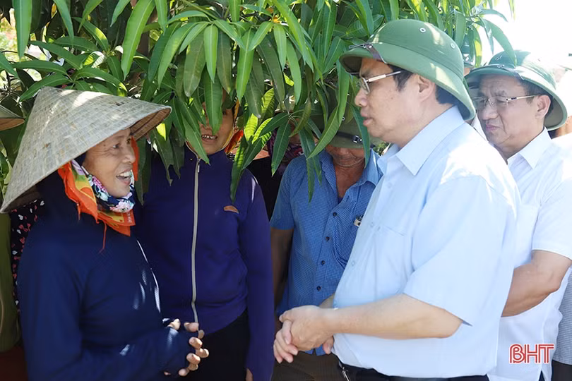 Trưởng ban Tổ chức Trung ương khảo sát nông thôn mới và KKT Vũng Áng