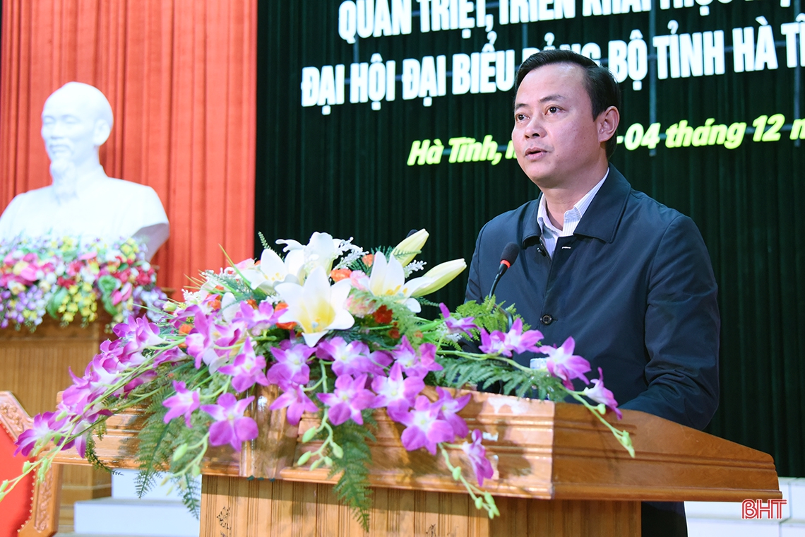 Chung sức, đồng lòng đưa Nghị quyết Đại hội Đảng bộ tỉnh Hà Tĩnh lần thứ XIX đi vào cuộc sống