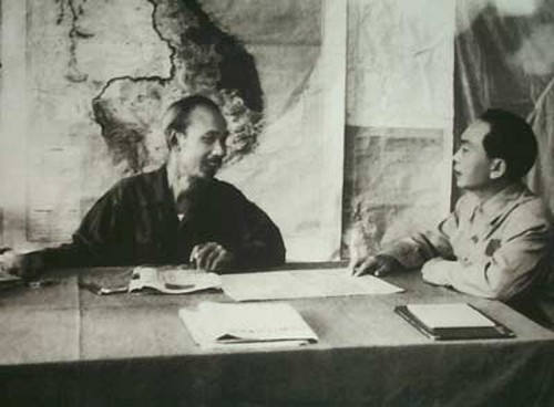 Đại tướng Võ Nguyên Giáp - người học trò xuất sắc của Chủ tịch Hồ Chí Minh. Ảnh tư liệu.