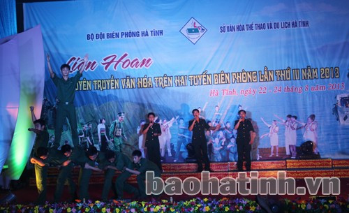 Tiết mục phản ảnh công tác của BĐBP