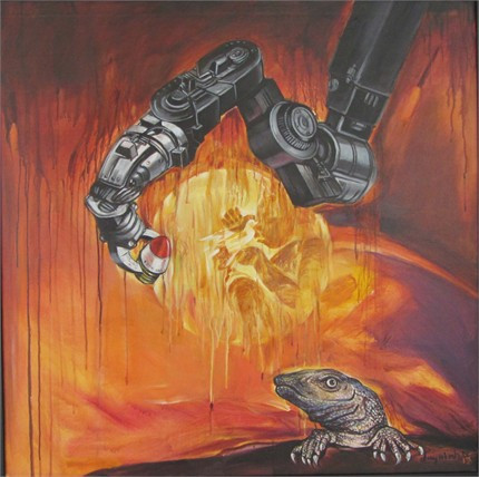 Cận cảnh các tuyệt phẩm mỹ thuật miền Trung & Tây Nguyên ảnh 13