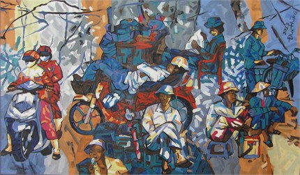 Cận cảnh các tuyệt phẩm mỹ thuật miền Trung & Tây Nguyên ảnh 9