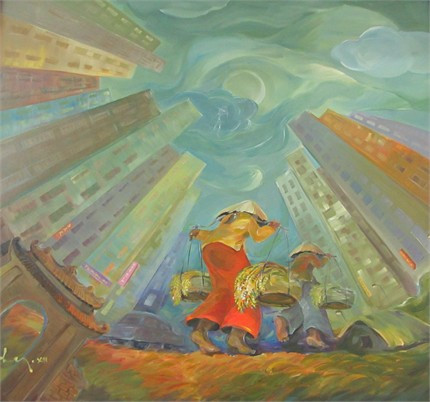 Cận cảnh các tuyệt phẩm mỹ thuật miền Trung & Tây Nguyên ảnh 8