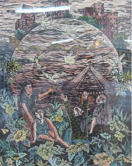 Cận cảnh các tuyệt phẩm mỹ thuật miền Trung & Tây Nguyên ảnh 18