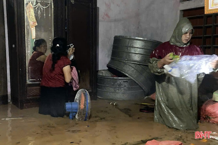 Lũ quét qua nhà dân ở thôn Mỹ Phú, xã Cẩm Mỹ gây thiệt hại nặng nề. bqbht_br_5654.jpg