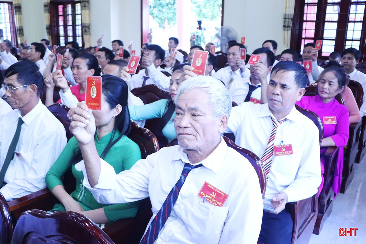 Đại biểu biểu quyết thông qua nghị quyết đại hội. bqbht_br_a2.jpg