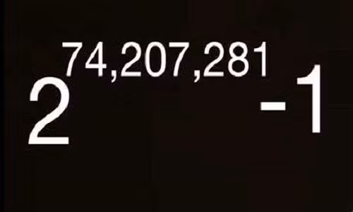 Số nguyên tố lớn nhất được tìm thấy gồm hơn 22 triệu chữ số. Ảnh: Phys Org.