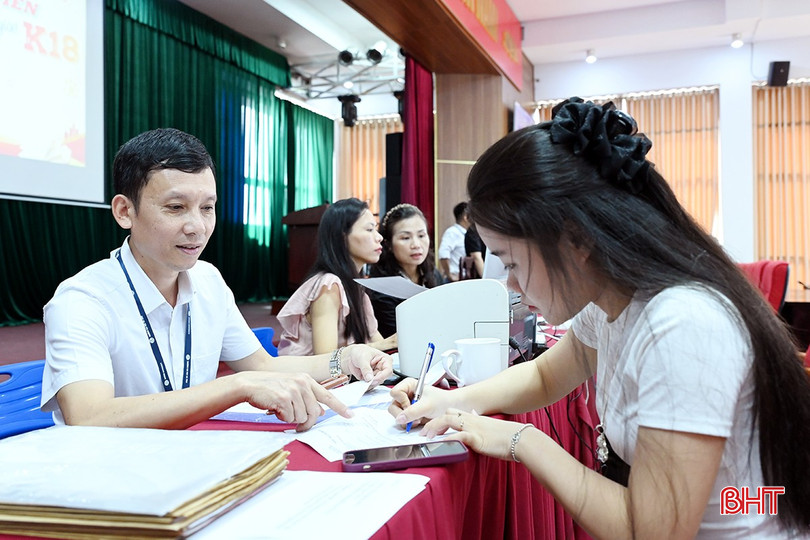 Công tác tiếp đón được nhà trường thực hiện chu đáo.