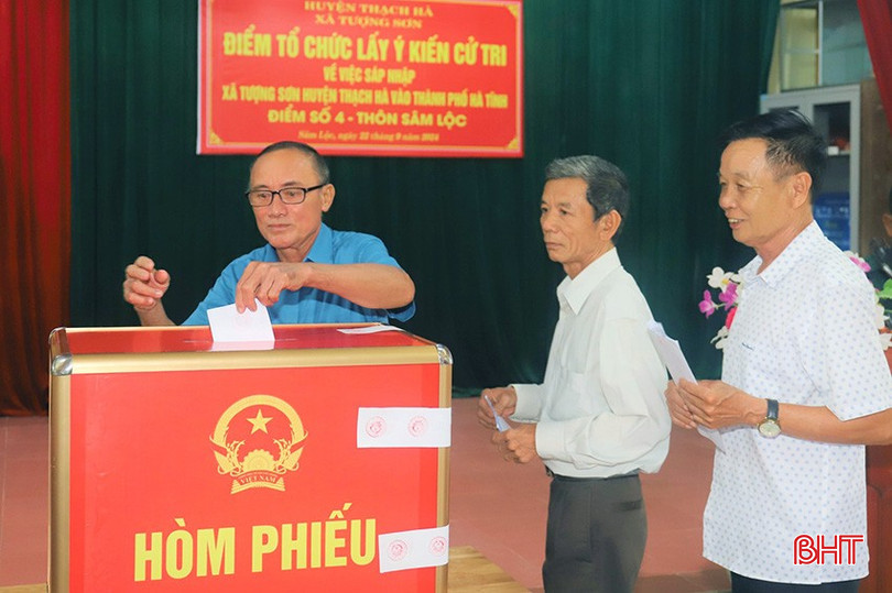 Tỷ lệ các cử tri bỏ phiếu tại các địa phương đều đạt từ 99% - 100%.