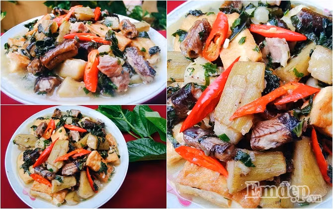 cach lam luon om chuoi xanh dan da nong hoi ngon lanh ngay mua