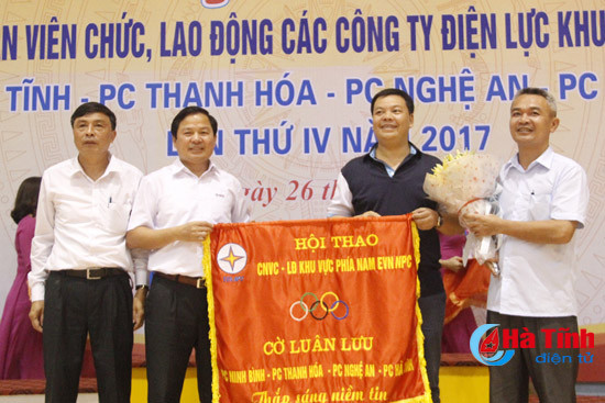 dien luc ha tinh gianh giai nhi toan doan hoi thao khu vuc