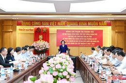 Phó Thủ tướng Chính phủ: Hà Tĩnh cần phát huy hiệu quả các động lực, hiện thực hóa mục tiêu tăng trưởng hai con số 