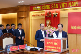 Hà Tĩnh phát động quyên góp ủng hộ đồng bào bị thiệt hại do bão, lũ