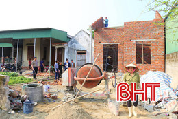 Thạch Hà huy động hơn 5,6 tỷ đồng hỗ trợ sửa chữa, xây mới nhà ở cho hộ nghèo, cận nghèo