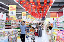 Siêu thị, trung tâm thương mại nhộn nhịp trong kỳ nghỉ lễ