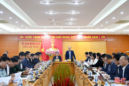 Rà soát, hoàn thiện các nội dung trình kỳ họp cuối năm của HĐND tỉnh Hà Tĩnh