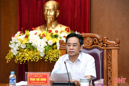 Tập trung chuẩn bị chu đáo các phần việc phục vụ Đại hội Đảng bộ tỉnh Hà Tĩnh XX
