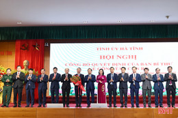 Đồng chí Phan Thiên Định giữ chức Phó Bí thư Tỉnh ủy Hà Tĩnh