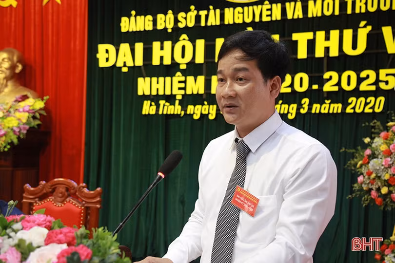 Đại hội Đảng bộ Sở TN&MT bầu trực tiếp bí thư: Ông Hồ Huy Thành tái đắc cử với 100% số phiếu