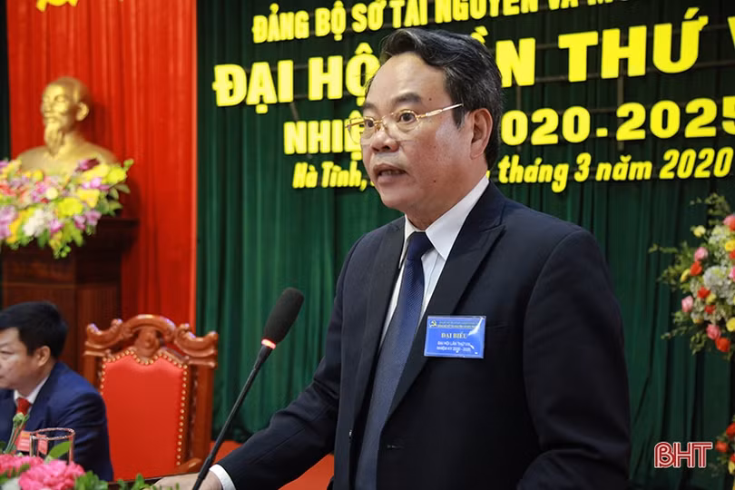 Đại hội Đảng bộ Sở TN&MT bầu trực tiếp bí thư: Ông Hồ Huy Thành tái đắc cử với 100% số phiếu