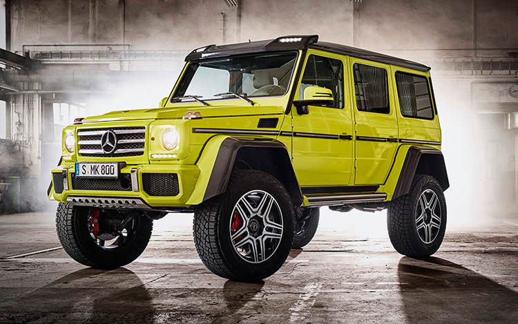 Ảnh: Mercedes Khả năng lội nước của những “ông vua” gầm cao