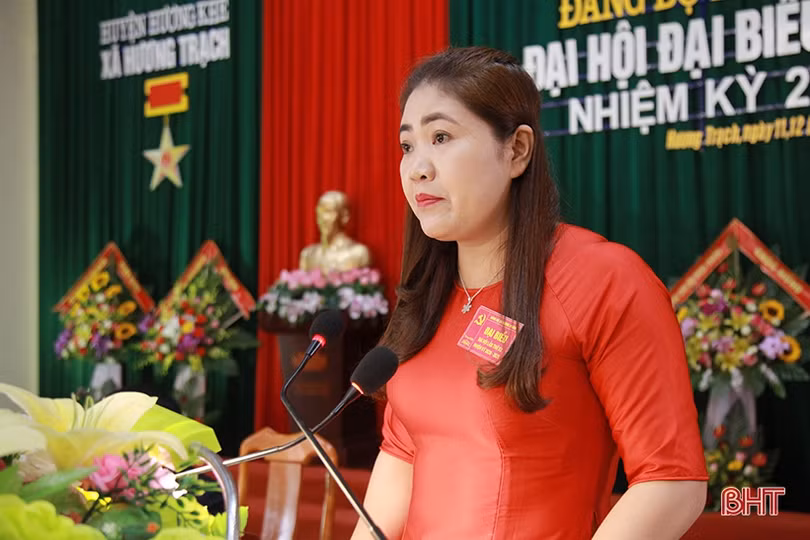 Đại hội Đảng bộ xã Hương Trạch bầu trực tiếp bí thư: Ông Cao Viết Hòa trúng cử với 100% số phiếu