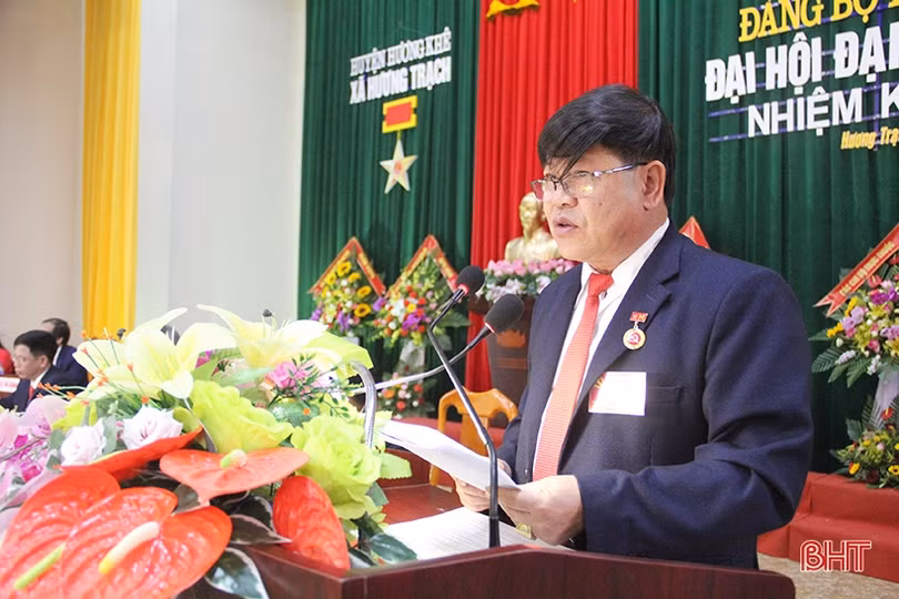 Đại hội Đảng bộ xã Hương Trạch bầu trực tiếp bí thư: Ông Cao Viết Hòa trúng cử với 100% số phiếu