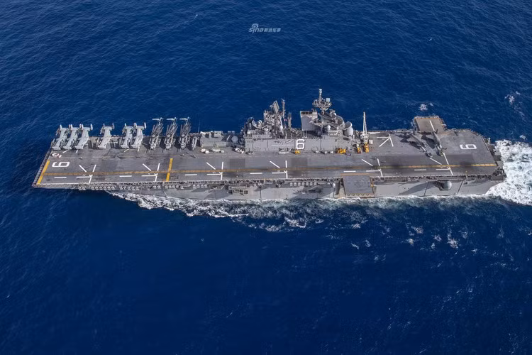 Biên đội chiến hạm cực mạnh của hải quân Mỹ bất ngờ tập trận