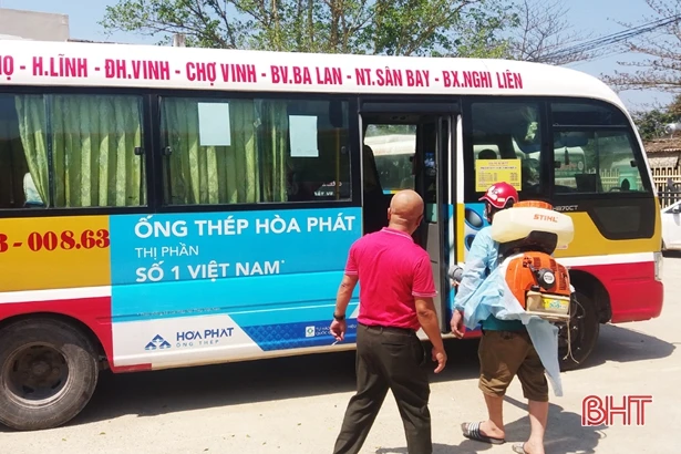 Doanh nghiệp vận tải hành khách Hà Tĩnh “bảo vệ” khách hàng trong mùa dịch Covid-19