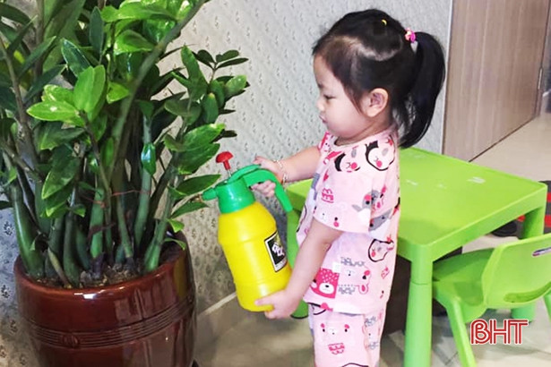 “Trung Kiên nhí” hào hứng với phong trào “Mỗi ngày một việc tốt”