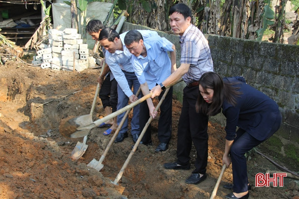 Hỗ trợ 180 triệu đồng xây nhà tình thương cho hộ cận nghèo ở Nghi Xuân