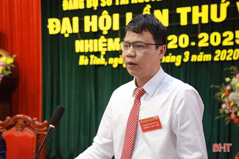 Đại hội Đảng bộ Sở TN&MT bầu trực tiếp bí thư: Ông Hồ Huy Thành tái đắc cử với 100% số phiếu