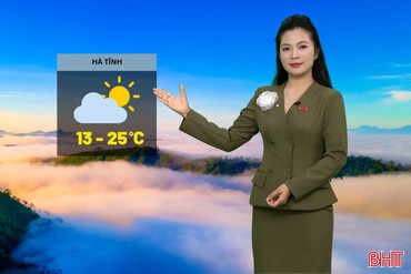 Dự báo thời tiết Hà Tĩnh ngày 25/1: Ít mưa, trời rét