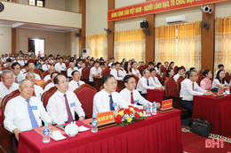 Phó Bí thư Thường trực Tỉnh ủy dự Đại hội Đảng bộ xã Can Lộc lần thứ nhất 