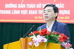 Tháo gỡ vướng mắc trong lĩnh vực giao thông, xây dựng cho cấp xã