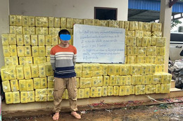 Đánh cả xe container vận chuyển trái phép gần 20 triệu viên ma túy