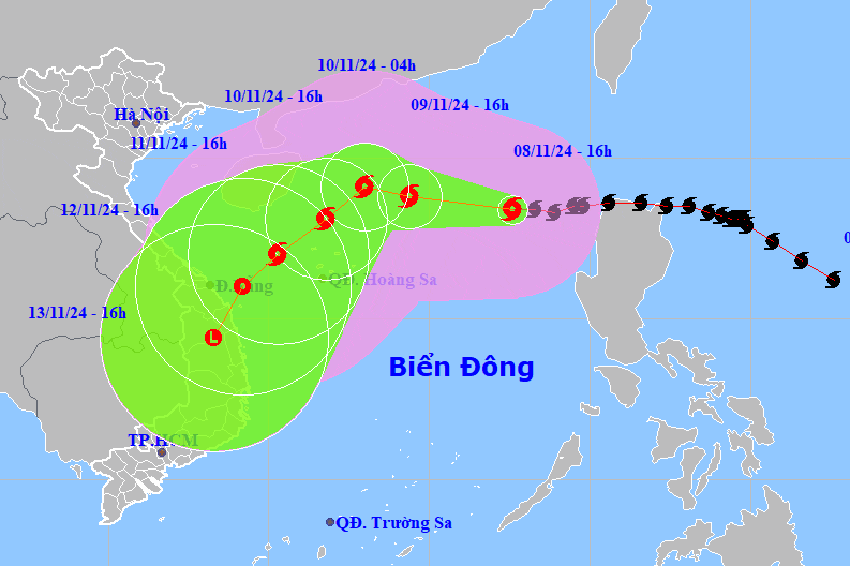 Chủ tịch UBND tỉnh Hà Tĩnh ban hành công điện ứng phó với bão số 7