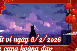 Tử vi 12 cung hoàng đạo Chủ Nhật ngày 8/2/2026: Song Tử bứt phá, Cự Giải cần tỉnh táo