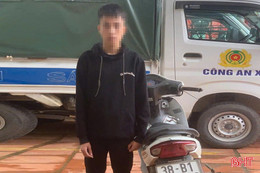 Thiếu tiền tiêu xài, nam thanh niên liều lĩnh trộm xe máy