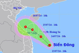 Biển Đông đón áp thấp nhiệt đới, miền Trung nhiều nơi mưa lớn 