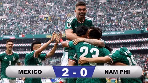 Mexico đánh bại Nam Phi trong trận cầu 3 thẻ đỏ ngày khai mạc World Cup