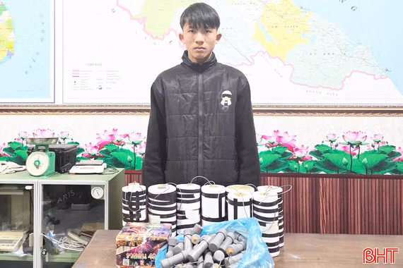 Hà Tĩnh: Chế tạo pháo nổ, nam thanh niên bị khởi tố