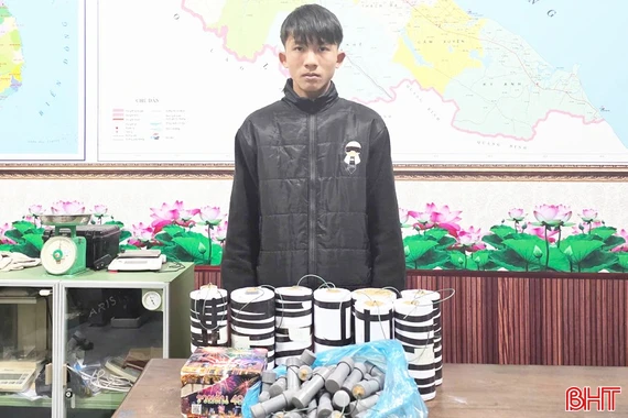 Hà Tĩnh: Chế tạo pháo nổ, nam thanh niên bị khởi tố