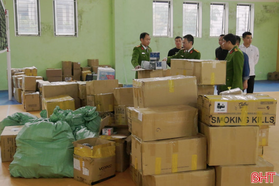 Công an Hà Tĩnh triệt phá đường dây thuốc lá điện tử quy mô đặc biệt lớn