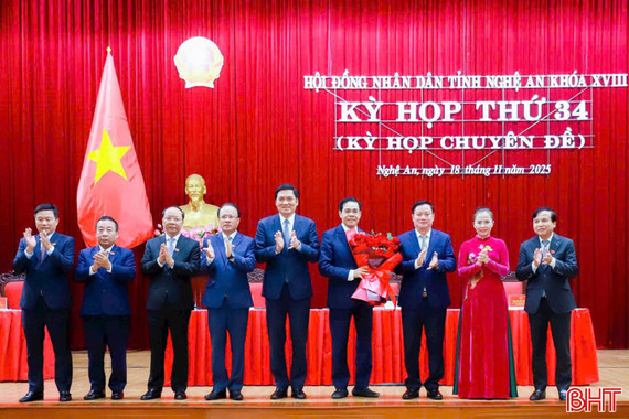 Đồng chí Võ Trọng Hải được bầu giữ chức Chủ tịch UBND tỉnh Nghệ An