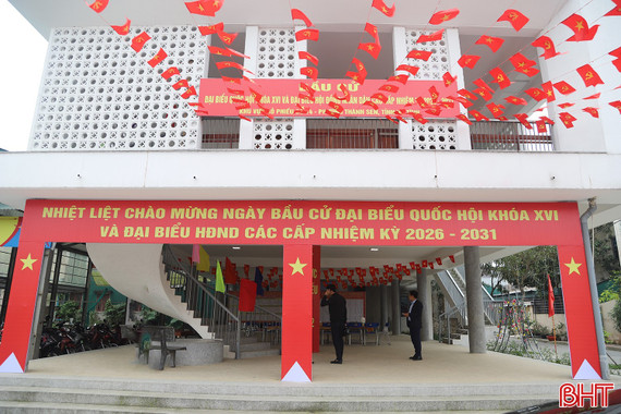 Cầu truyền hình trực tiếp về bầu cử tại Hà Tĩnh