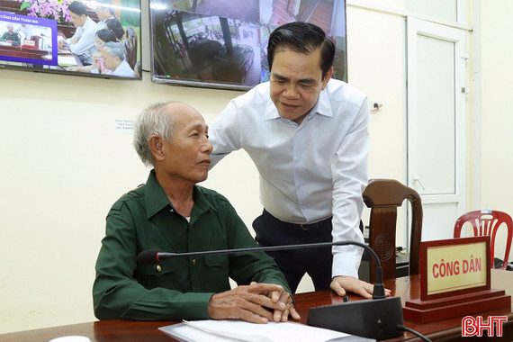 Thực hiện thông suốt, không để gián đoạn hoạt động tiếp công dân, xử lý đơn thư