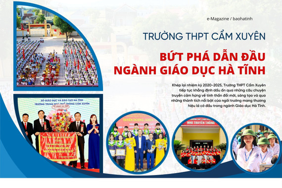 Trường THPT Cẩm Xuyên bứt phá dẫn đầu trong giáo dục Hà Tĩnh